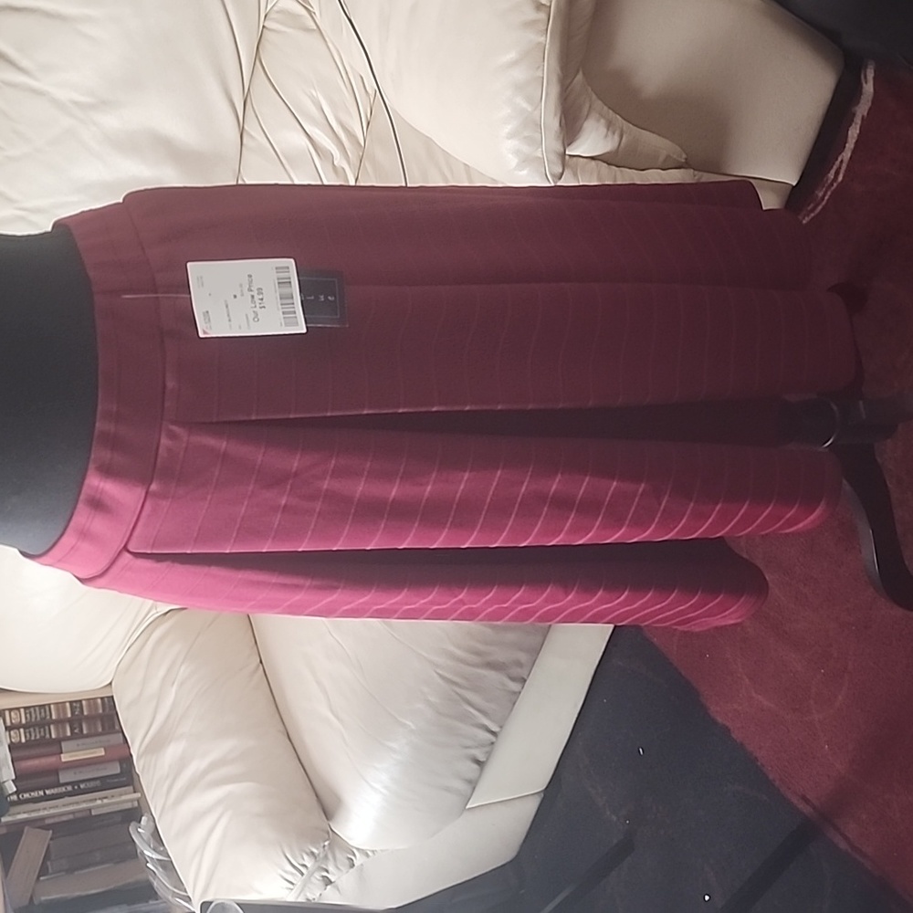 Ashley Blue Burgundy skirt